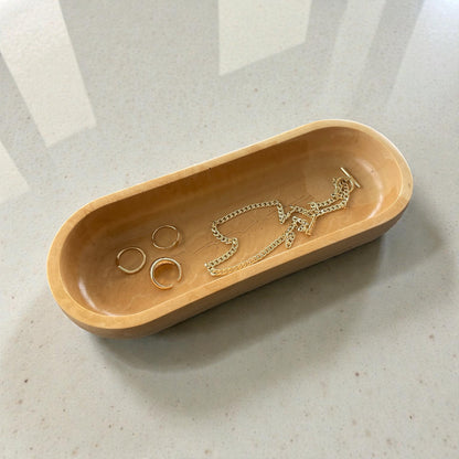 Accent Bowl | Golden Beige + Green