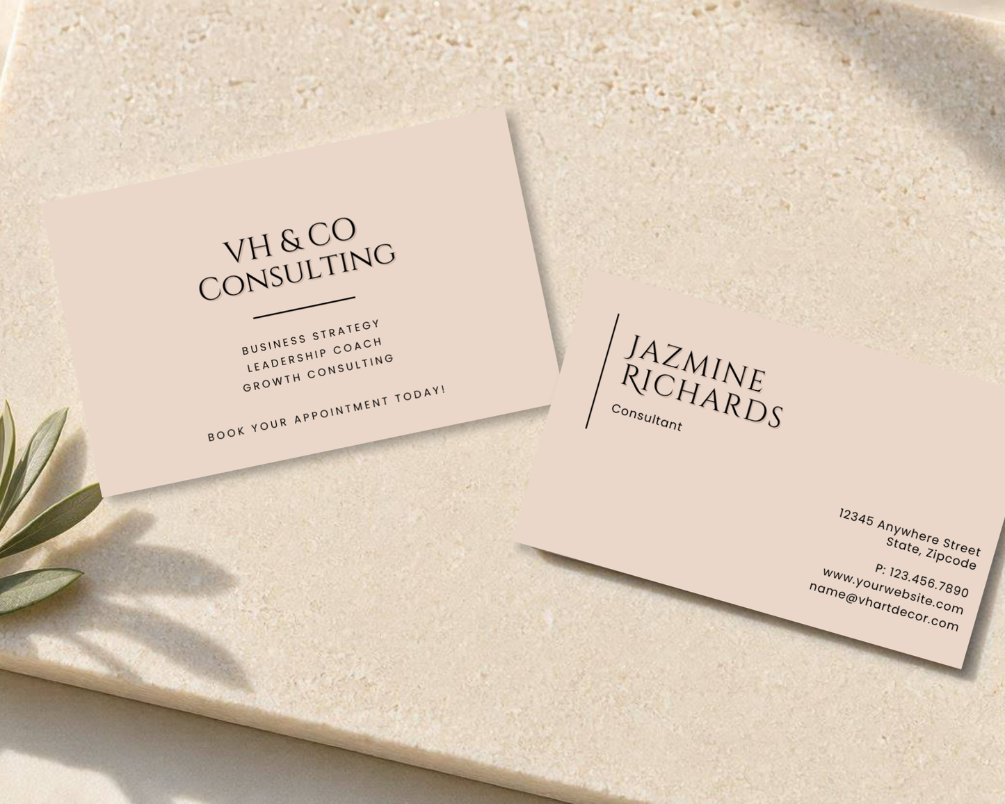 Consultant Business Card | Canva Template