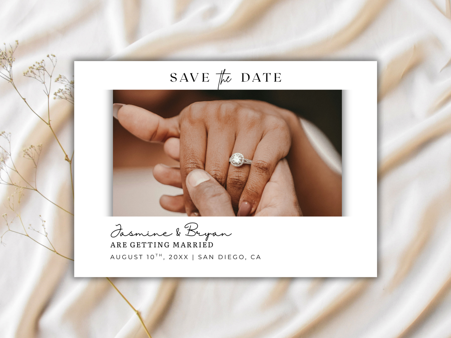 Save The Date | Canva Template