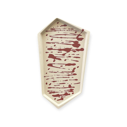 Small Accent Tray | Tan and Red