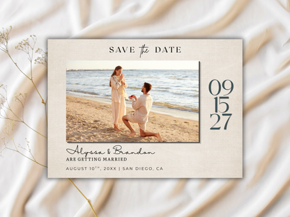 Save The Date | Canva Template