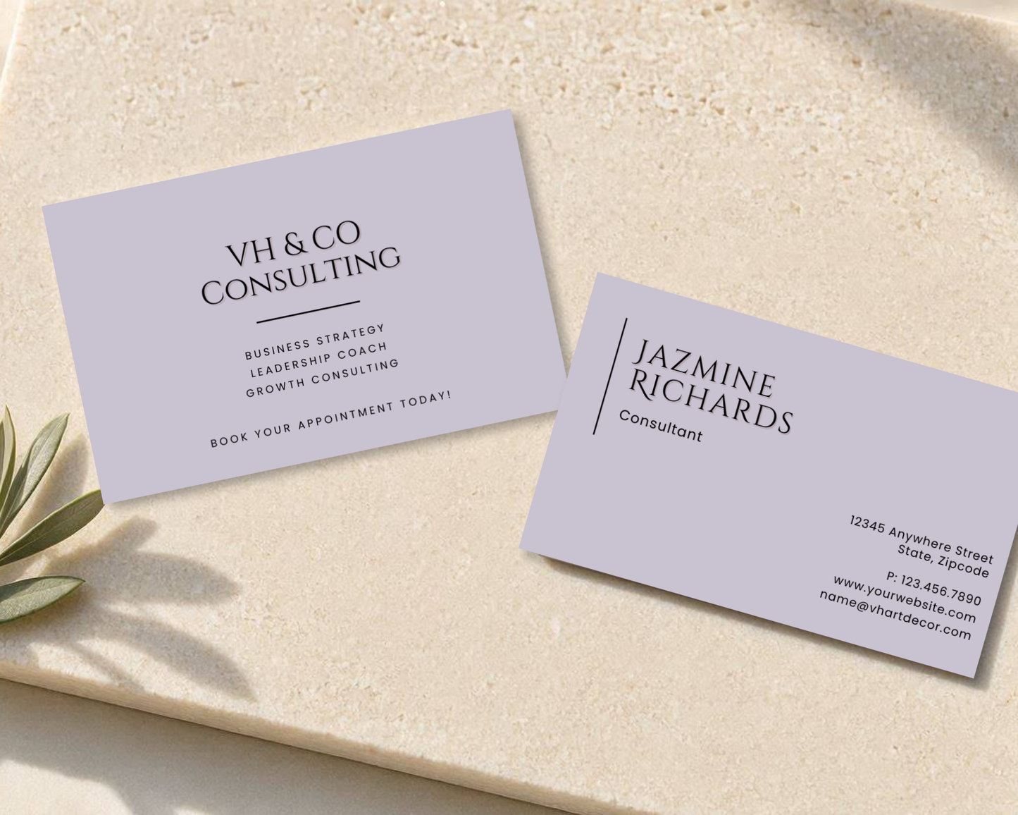 Consultant Business Card | Canva Template