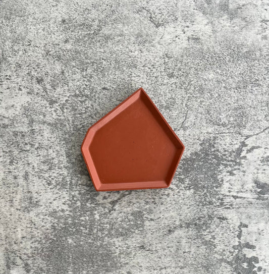 Geometric Trinket II | Terracotta