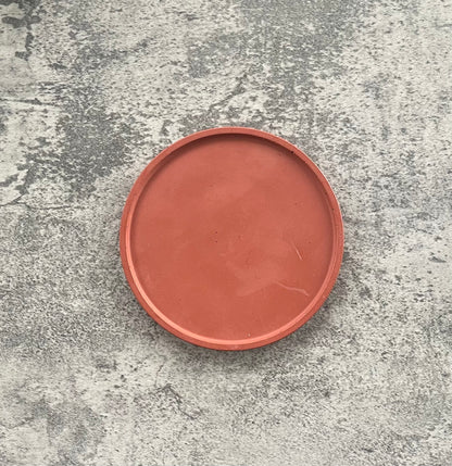 Flat Circle Tray | Red