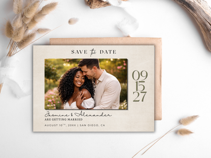 Save The Date | Canva Template