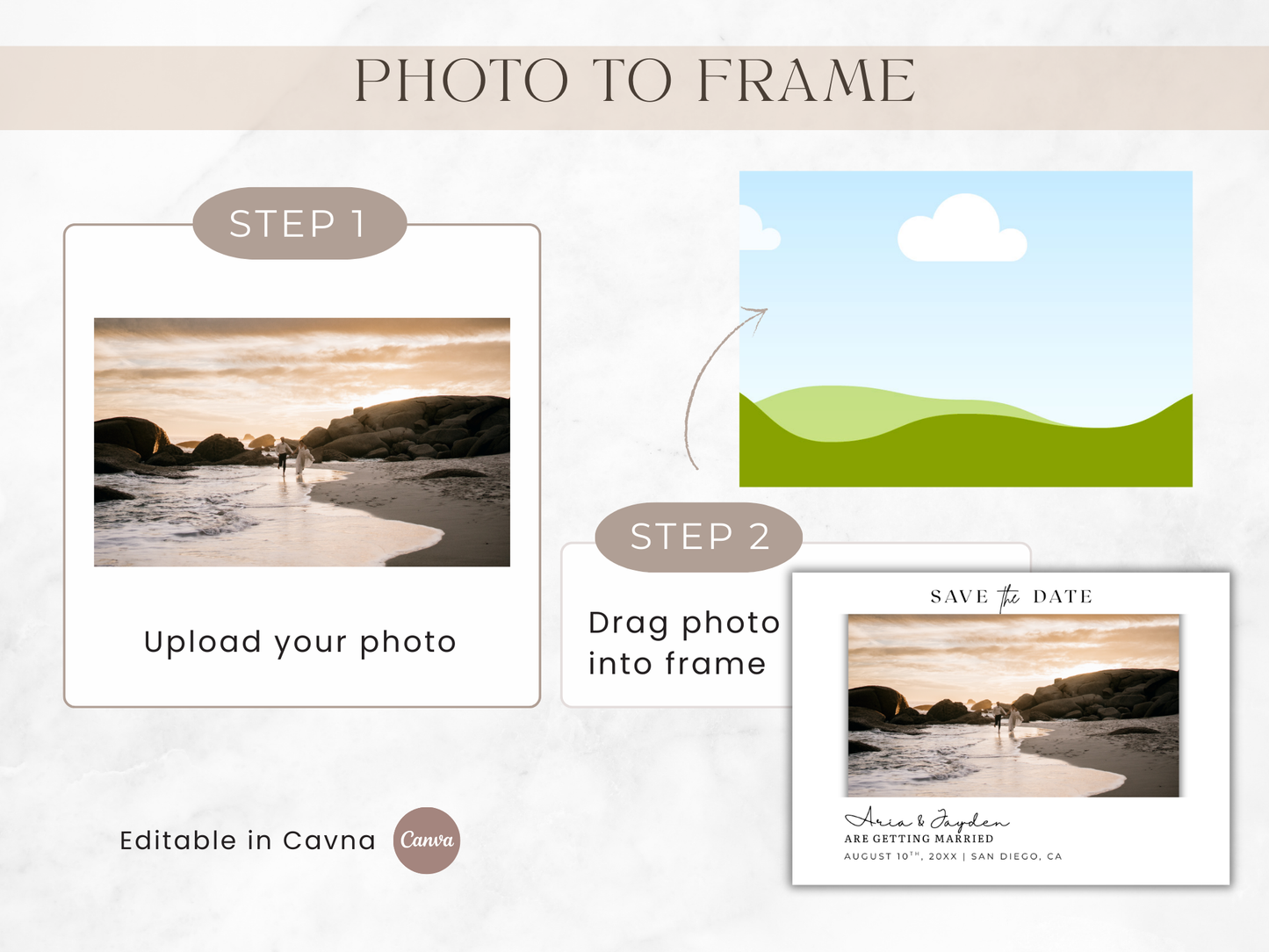 Save The Date | Canva Template