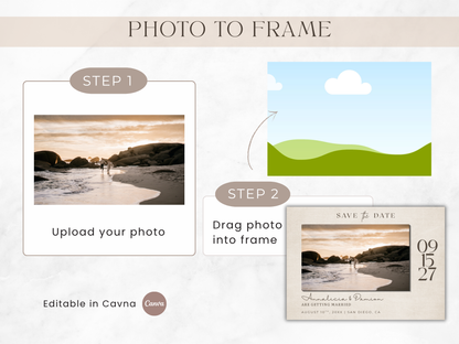 Save The Date | Canva Template