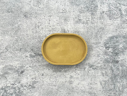 Oval Trinket Dish | Deep Yellow