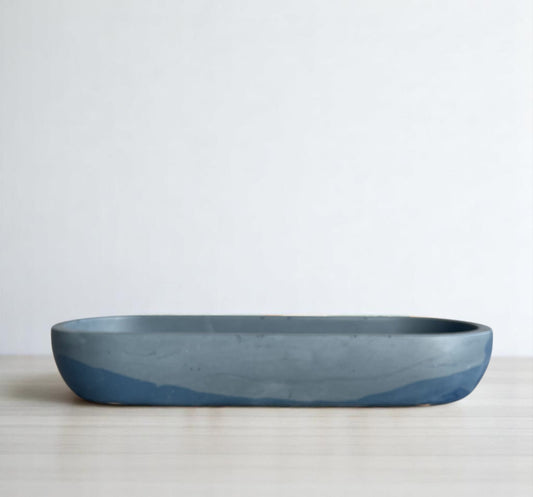 Accent Bowl | Two-Toned Blue Bowl
