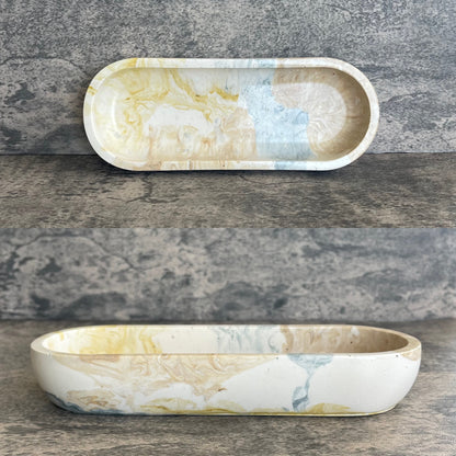 Accent Bowl | Brown + Yellow