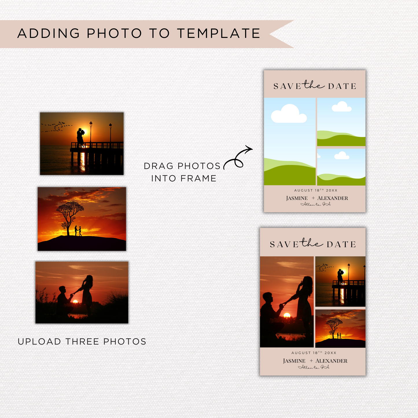 Save The Date | Canva Template