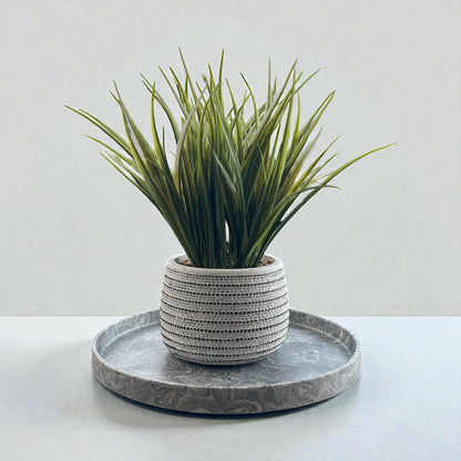 Medium Circle Tray | Grey