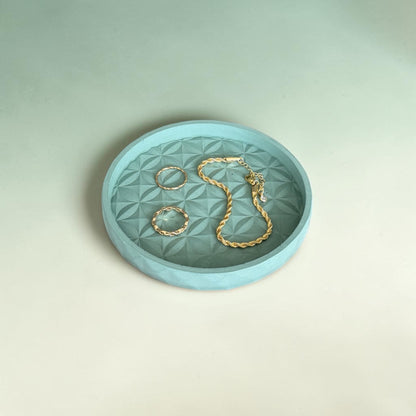 Circle Trinket | Misty Aqua