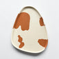 Large Triangle Tray | Tan + Terracotta
