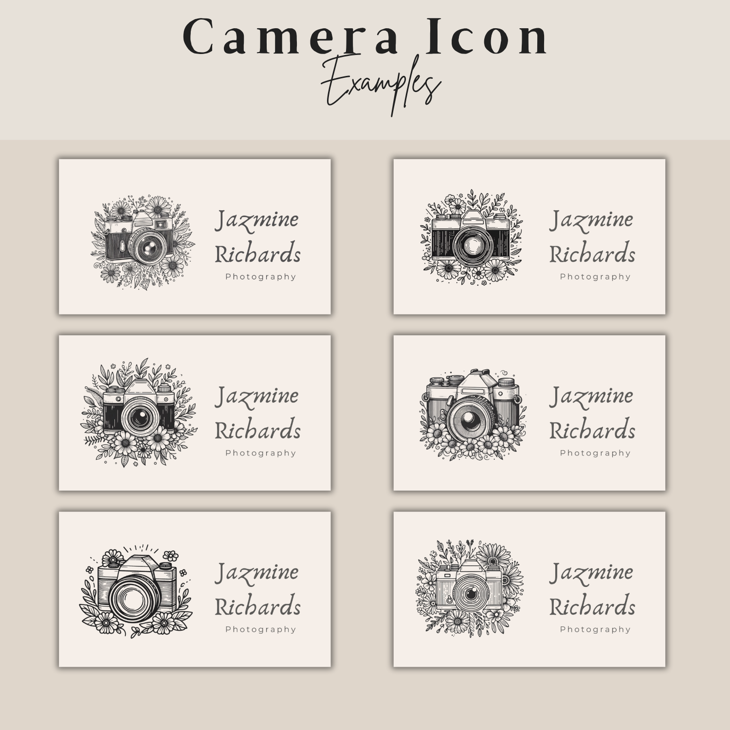 Modern Business Card Template | Vintage Photography