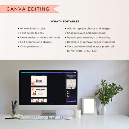 Florist Business Card | Canva Template