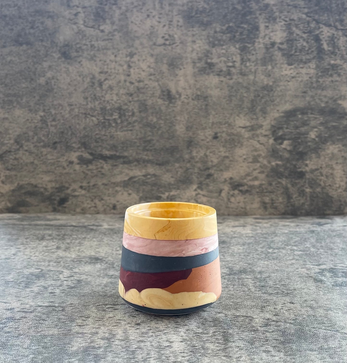 Small Vessel | Yellow, Pink, Purple