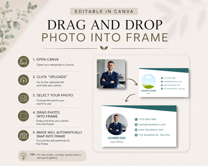 Minimal Business Card | Canva Template