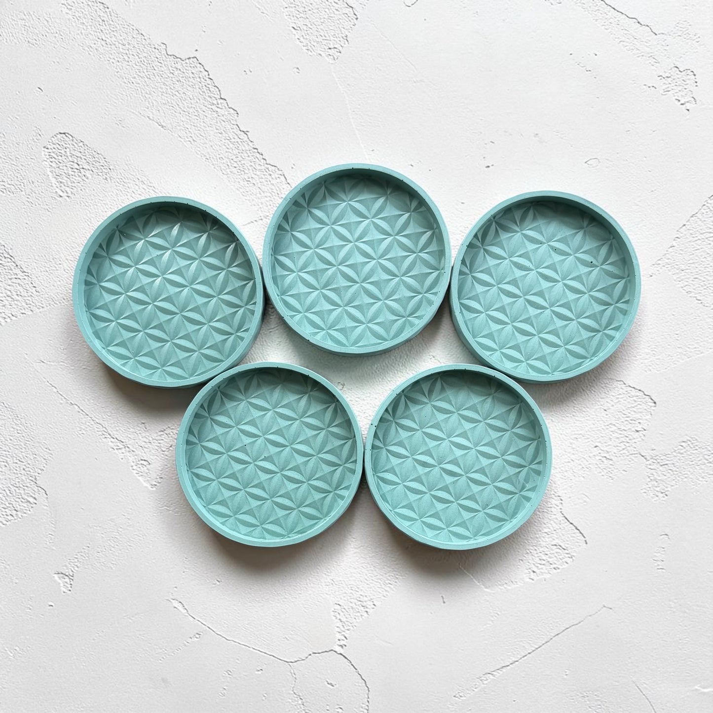 Circle Trinket | Misty Aqua