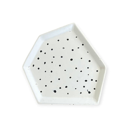 Geometric Trinket I | White + Black