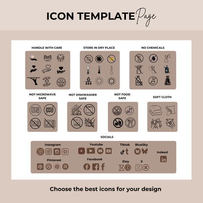 Jesmonite Care Card | Care Card Template | Jesmonite Instructions