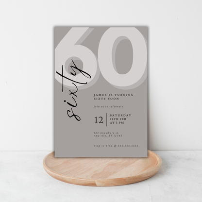 Milestone Birthday | Canva Template