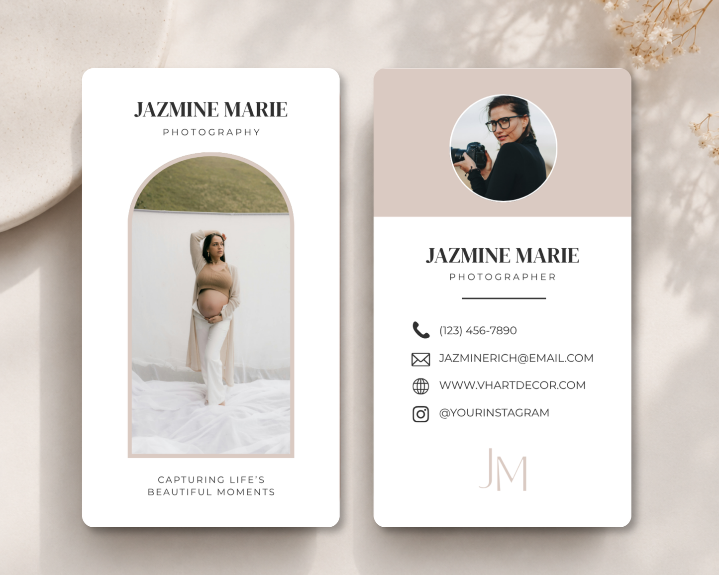 Photography Business Card | Canva Template