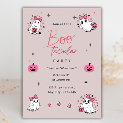 Halloween Party  Invite | Canva Template