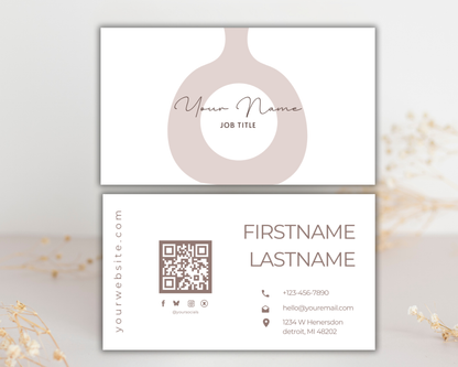 Modern Business Card | Canva Template
