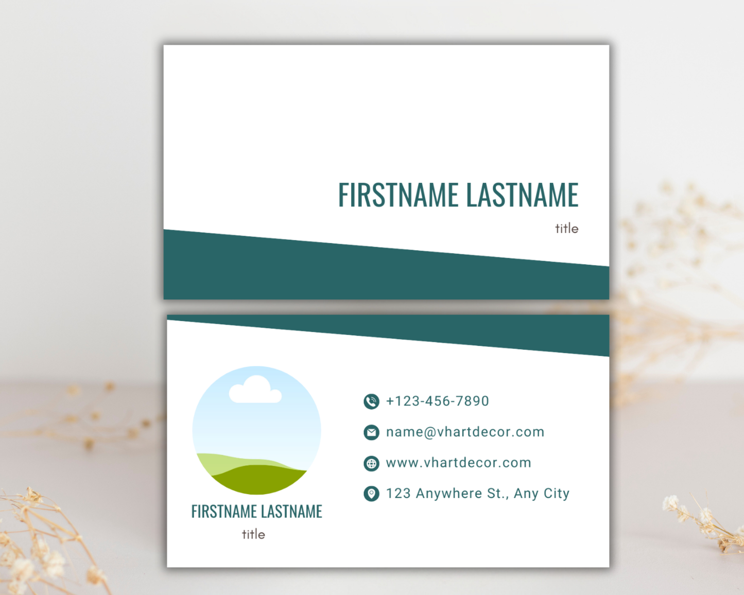 Minimal Business Card | Canva Template