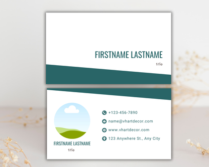 Minimal Business Card | Canva Template