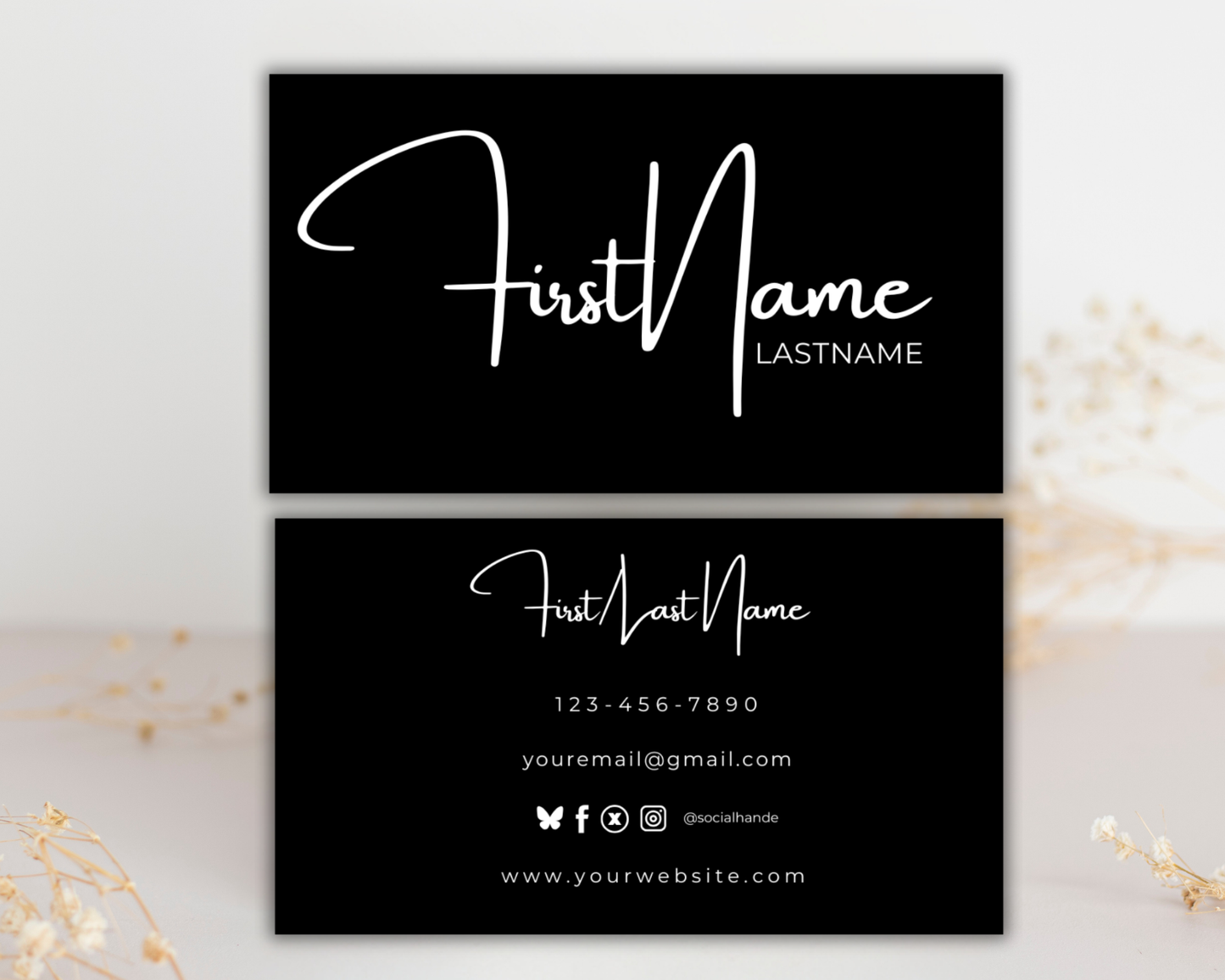 Modern Business Card | Canva Template