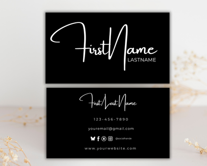 Modern Business Card | Canva Template