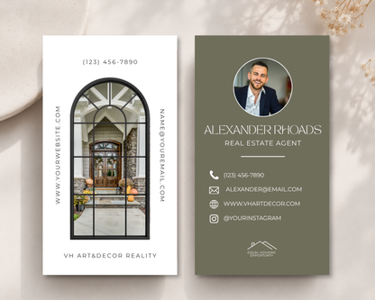 Realtor Business Card | Canva Template
