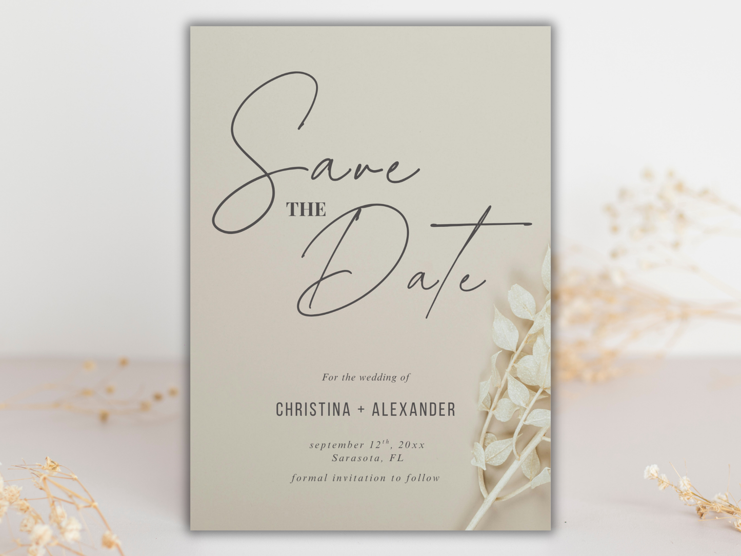 Save The Date | Canva Template