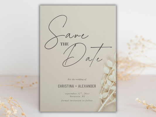 Save The Date | Canva Template