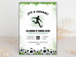 Soccer Theme Birthday Green | Canva Template