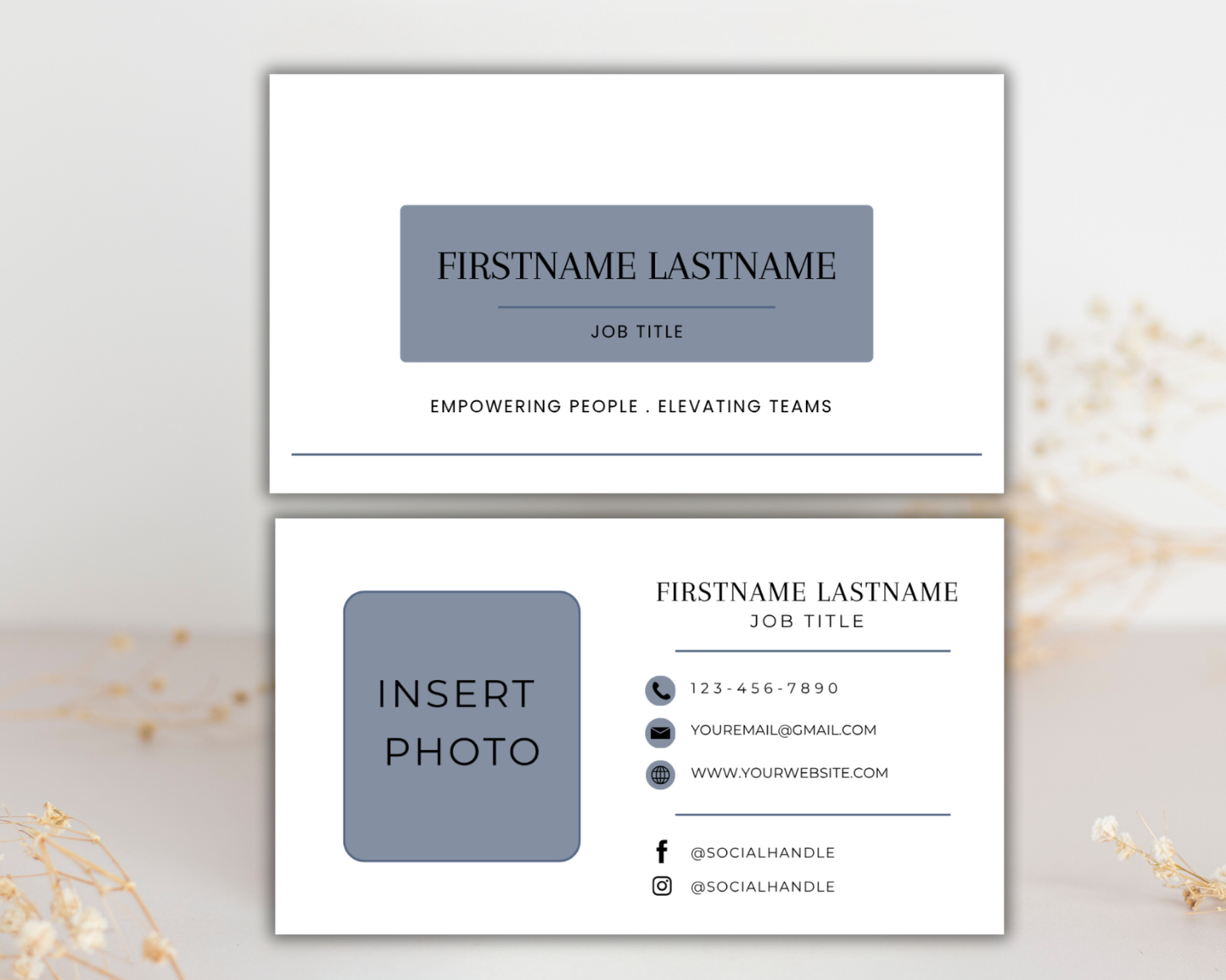 Professional Business Card | Canva Template