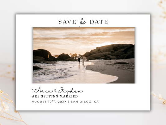Save The Date | Canva Template