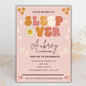 Sleepover Birthday Invitation for Girls | Editable Canva Template | Digital Download | Instant Printable Invite