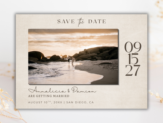 Save The Date | Canva Template