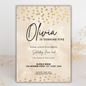 Gold Birthday Invite | Canva Template