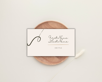 Minimalist Business Card | Canva Template