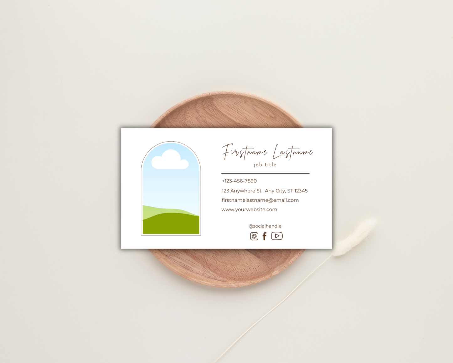 Modern Business Card | Canva Template