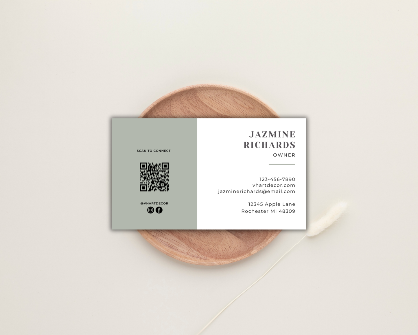 Modern Business Card | Canva Template