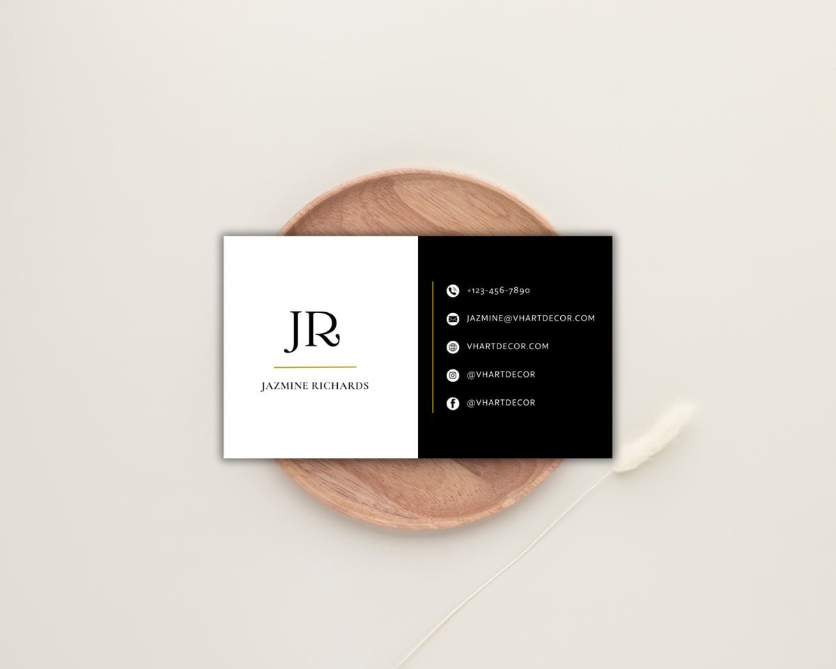 Minimalist Business Card | Canva Template