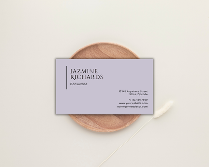Consultant Business Card | Canva Template