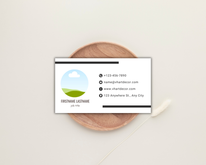 Minimal Business Card | Canva Template