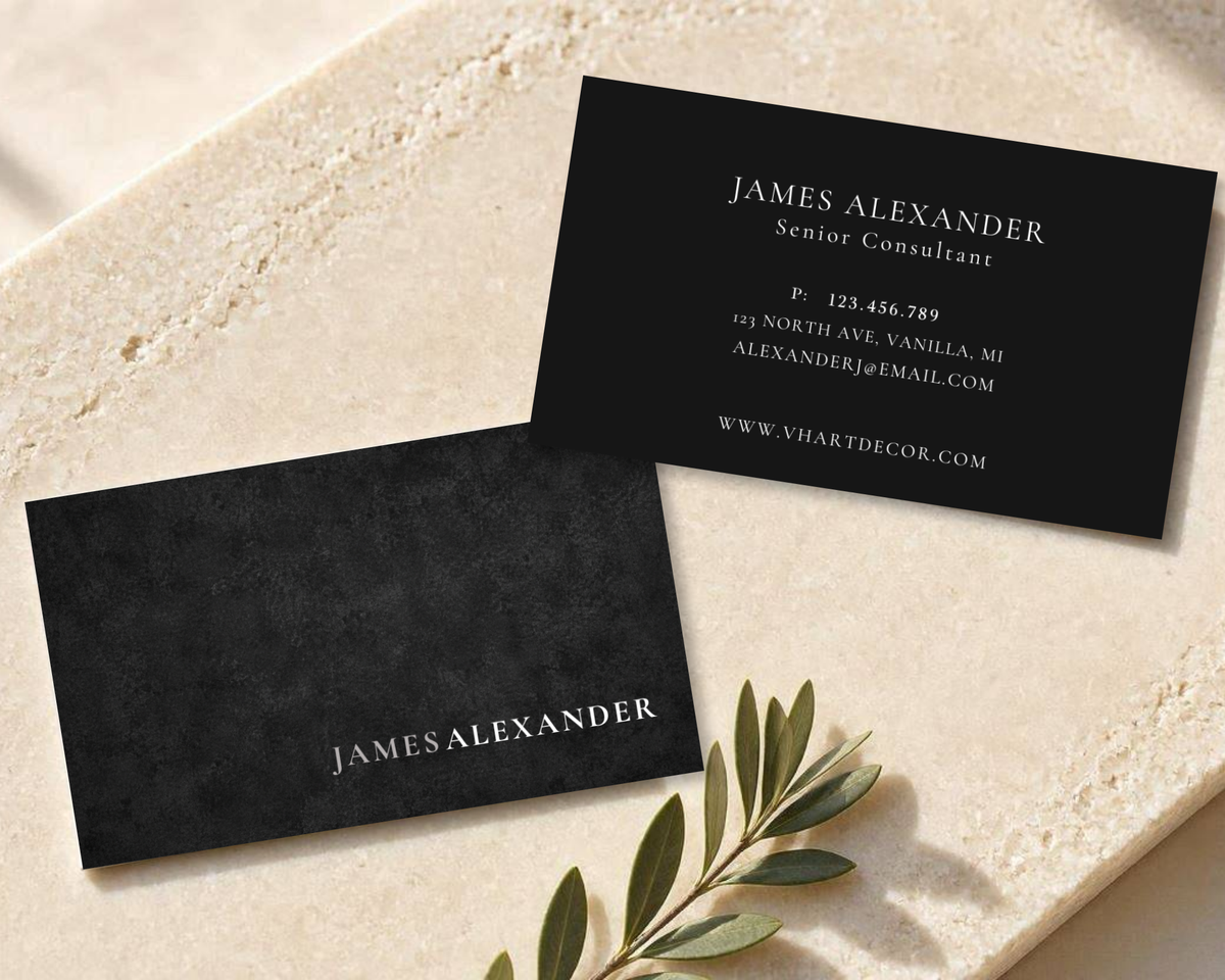 Editable Modern Business Card Template |  Canva Template