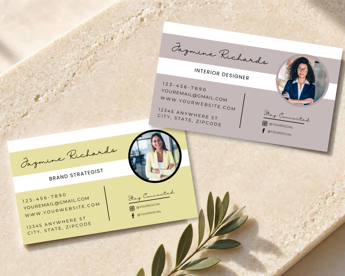 Modern Business Card | Canva Template